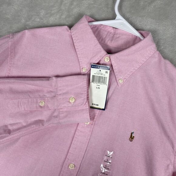 Ralph Lauren Other - Ralph Lauren Pink Button Down Classic Fit Dress Shirt NWT Mens Large